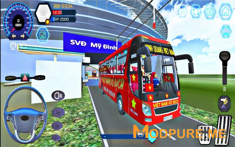 Gameplay của Bus Simulator Vietnam Modpure